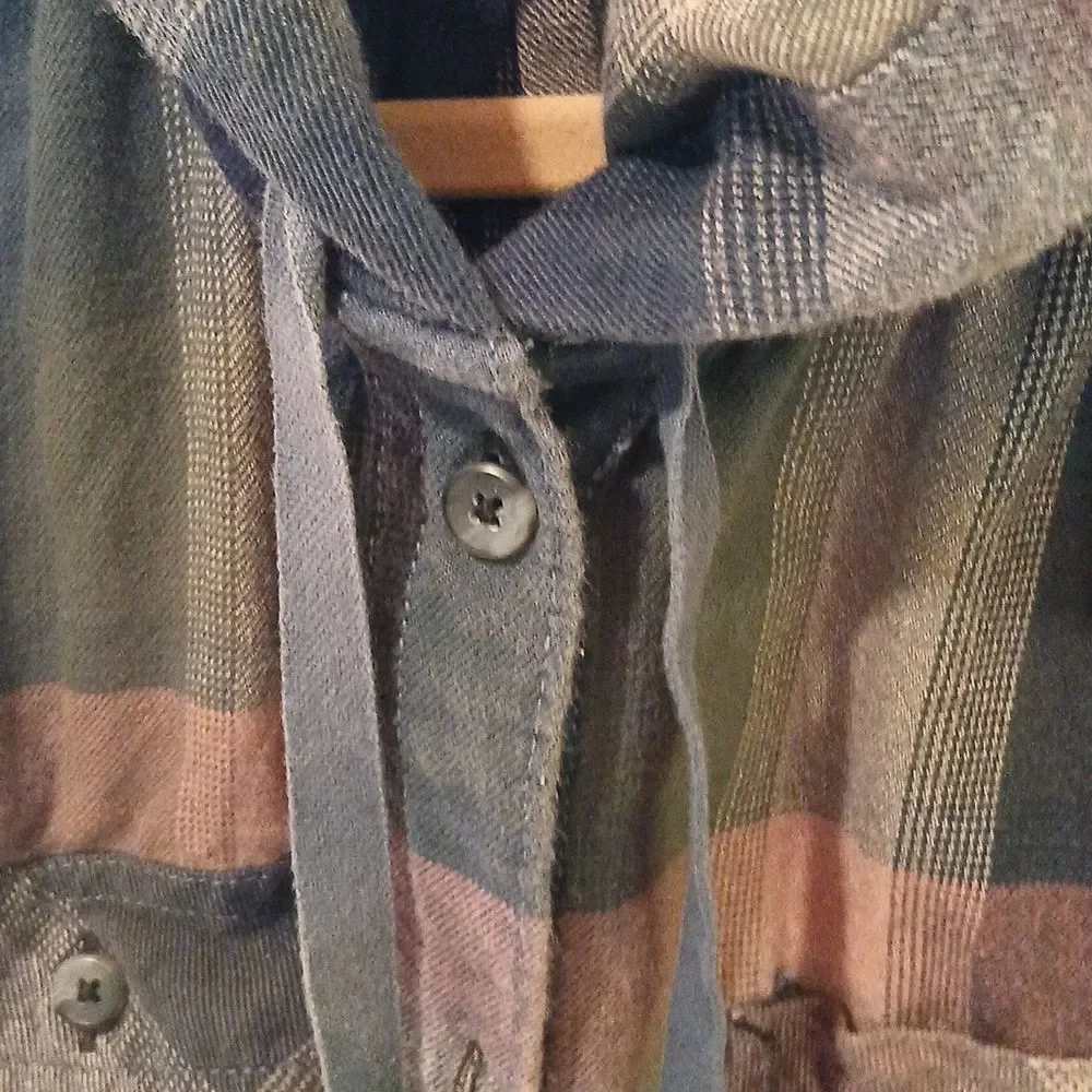 Carhartt Multicolor Plaid Hoodie RL12 - Picture 4 of 10